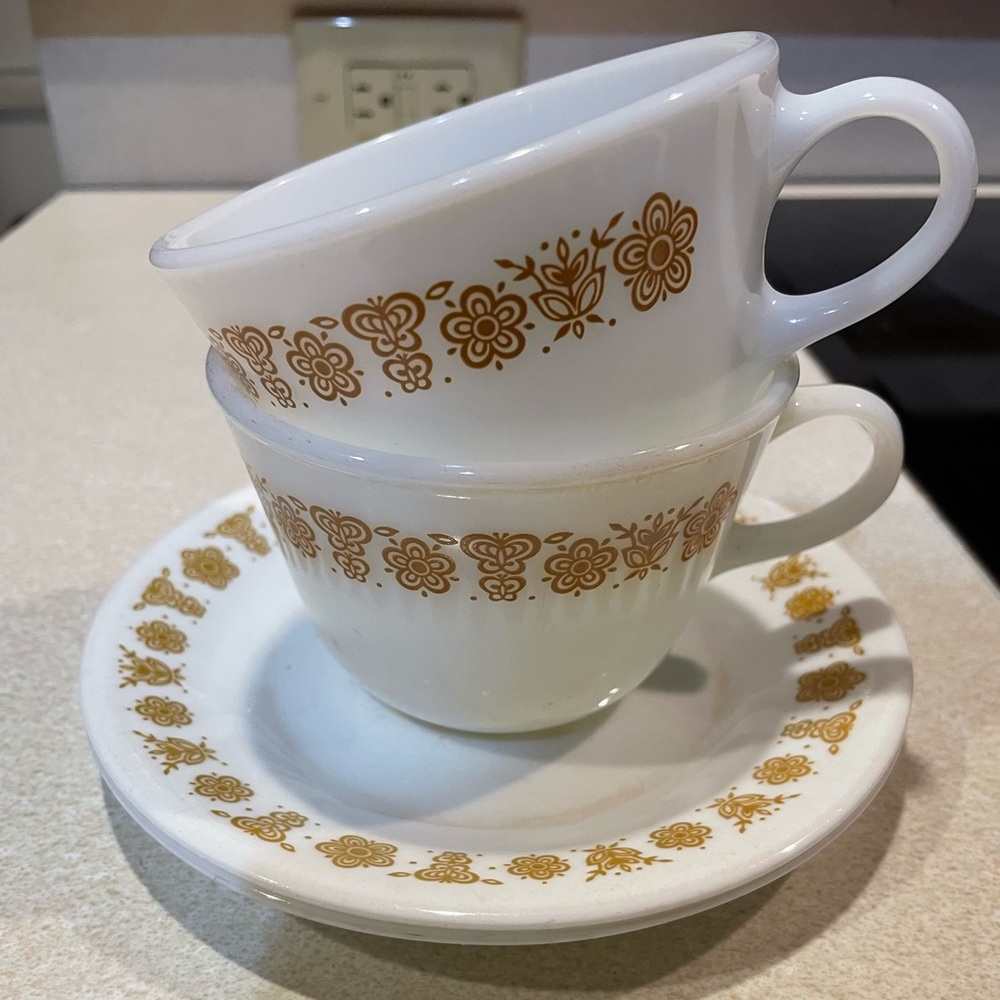 Anti Hero Pyrex Pattern Cups - set of 2